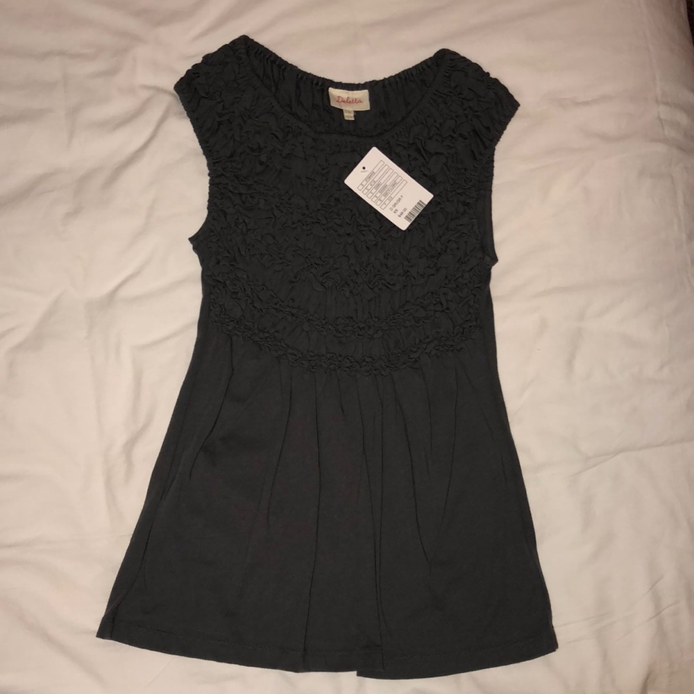 Anthropologie Smocked Top